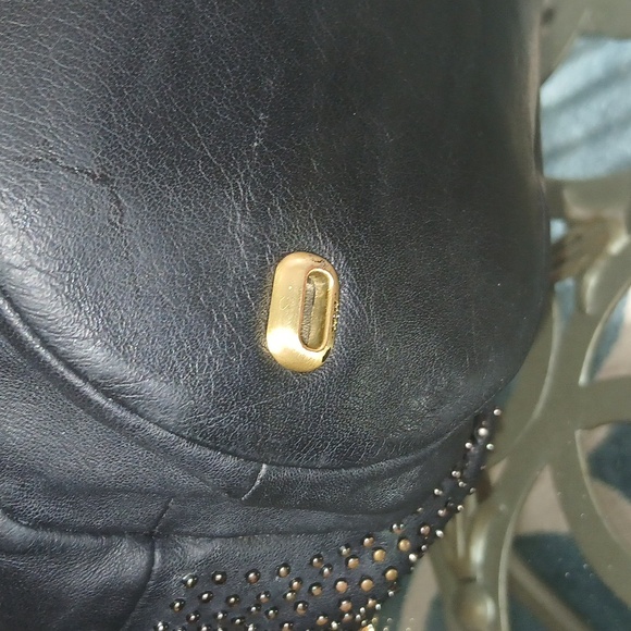 MCM Black Studded Women's Bag - Picture 8 of 13